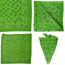 Bandana scarf Paisley pattern 04 square bandana