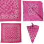Bandana scarf Paisley pattern 04 square bandana