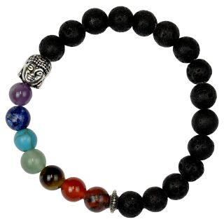 Stretchable bracelet - arm jewellery - colourful stones