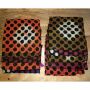 10x Baumwolltuch B-Ware Fehler Set Punkte groß Batik tie dye 100x100 Tücher