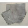 10x Baumwolltuch B-Ware Fehler Set grau dunkelgrau hellgrau Tücher Tuch