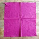 20x Baumwolltuch B-Ware Bandana pink rosa magenta 52x52cm Fehler Tücher Kopftücher