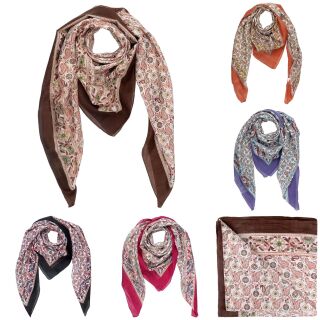 Sciarpa di cotone paisley allover motivo07 panno quadrato