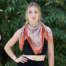 Sciarpa di cotone paisley allover motivo07 panno quadrato
