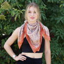Sciarpa di cotone paisley allover motivo07 panno quadrato