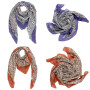 Sciarpa di cotone paisley allover motivo07 panno quadrato