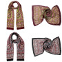 Sciarpa di cotone paisley grande piccola allover 175x50cm motivo10 sciarpa estiva fazzoletto da collo