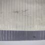 10x Baumwolltuch B-Ware Fehler Glitzerstreifen grau-beige 100x100 Tücher Lurex