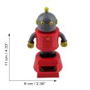 Annuendo figura solare robot rosso grigio solare offerto figura solare