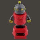 Annuendo figura solare robot rosso grigio solare offerto figura solare