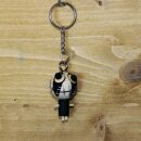 Keychain - The black scarface - Wooden Doll
