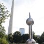 Tin toy television tower Berlin stainless steel observation tower tin tower