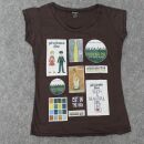 Camiseta chica - Pizzicato five marrón