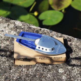 Freak Scene Knatterboot – Klassisches Blechspielboot Mit Dampfantrieb, Nostalgisches Spielzeug