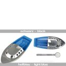 Blechspielzeug Kerzenboot Berlin silber Pop Pop Blech...