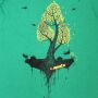 Lady Shirt - Women T-Shirt - La puta - tree with plane