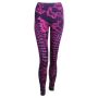 Leggings - Batik - Sun - schwarz - pink