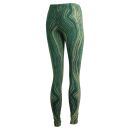 Leggings - Batik - Mirror - schwarz - grün