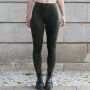 Leggings - Batik - Flower of life - nero - Verde-verde veleno