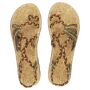 Damen Sandalen Zehentrenner Modell 04 grün braun