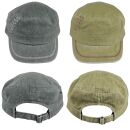 Gorra militar del ejército acento costura decorativa gorra con visera