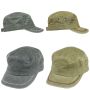 Gorra militar del ejército acento costura decorativa gorra con visera