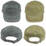 Gorra militar del ejército acento costura decorativa gorra con visera