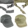 Gorra militar del ejército acento costura decorativa gorra con visera
