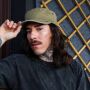 Army cap military cap accent decorative seam peaked cap hat visor hat