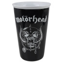 Reisebecher Motörhead Warpig Keramik schwarz Kaffeebecher to go Festival Kaffeetasse