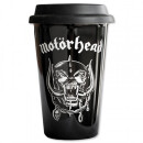 Reisebecher Motörhead Warpig Keramik schwarz Kaffeebecher to go Festival Kaffeetasse