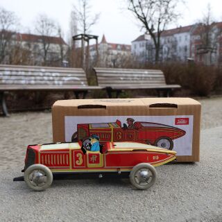 Vintage Blechauto Modell Rot – Ca. 19 Cm, Oldtimer-Deko Für Zuhause, Bar, Café, Geschenk