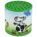 Tierstimmen Geräuschdose Kuh Blumenkuh Muh Dose grün