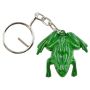Keychain frog green cracking frog decoration pendant