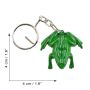 Keychain frog green cracking frog decoration pendant