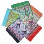Set 5x Baumwolltuch Paisley Muster 01 quadratisches Tuch Mix bunt Halstuch