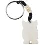 Keychain owl bone resin bag charm