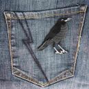 Patch corvo uccello toppa