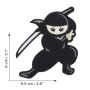 Patch Ninja combattente toppa