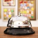 Table bell chrome-plated office bell reception bell desk bell