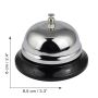 Table bell chrome-plated office bell reception bell desk bell