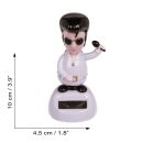 Tablero bobblehead King of Rock´n Roll figura del cantante solar figura