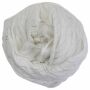 Panuelo de algodón - blanco Lúrex plata - Panuelo cuadrado para el cuello