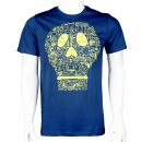 T-Shirt - El dia y la noche - Los Muertos - Skull blue