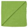 Baumwolltuch - grün - hellgrün Lurex silber - quadratisches Tuch