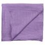 Cotton Scarf - purple - lilac Lurex silver - squared kerchief