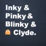 T-Shirt - Inky, Pinky, Blinky & Clyde