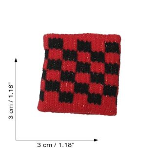 Fascia per dito nero-rosso a quadri Manicotto per dita, 1,20 €