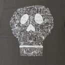 T-Shirt - El dia y la noche - Los Muertos - Skull grey