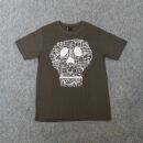 T-Shirt - El dia y la noche - Los Muertos - Skull grey